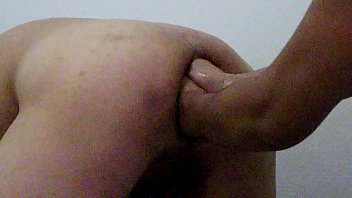 Anal footing and fisting me