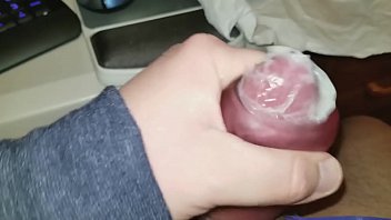 PLAYING WITH MY POCKET PUSSY WHILE WEARING A CONDOM - MOANING AND GROANING