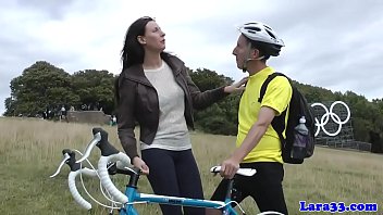 Mature british milf doggystyled by cyclist