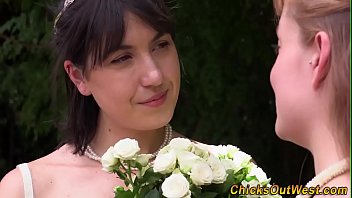 Aussie bridal orgy lick and fingerbang
