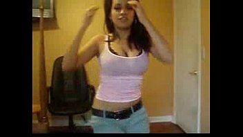 Sexy Latina Chick Dancing In Booty Shorts -