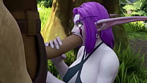 GETTING SLURPED ON MY GIANT COCK For The ""HELP"" THE ELVEN HOT-GURL